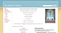 Desktop Screenshot of ourladyoflincoln.com